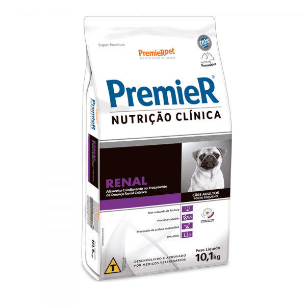 Ração Premier Nutrição Clínica Renal Cães Adultos Raças Pequenas 10,1 kg