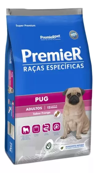 Ração Premier Raça Específica Pug Adulto 2,5kg