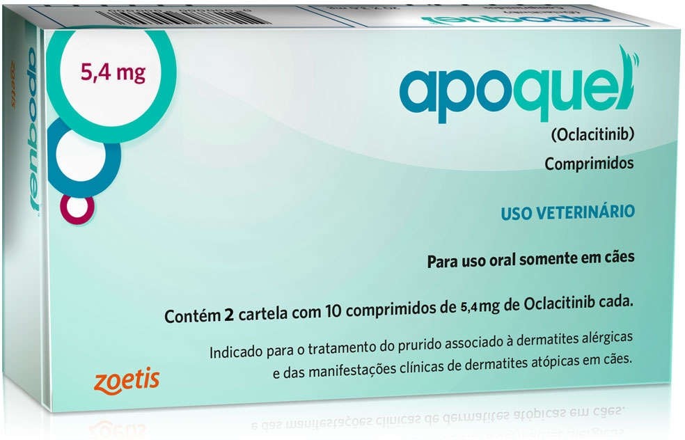 Apoquel 5,4 mg para Cachorro 20 Comprimidos