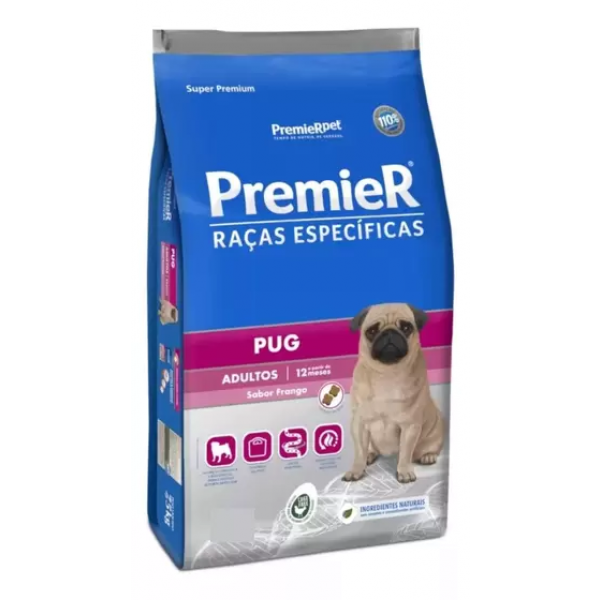 Ração Premier Raça Específica Pug Adulto 2,5kg