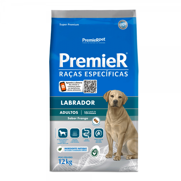 Ração Premier Labrador Adultos 12 kg