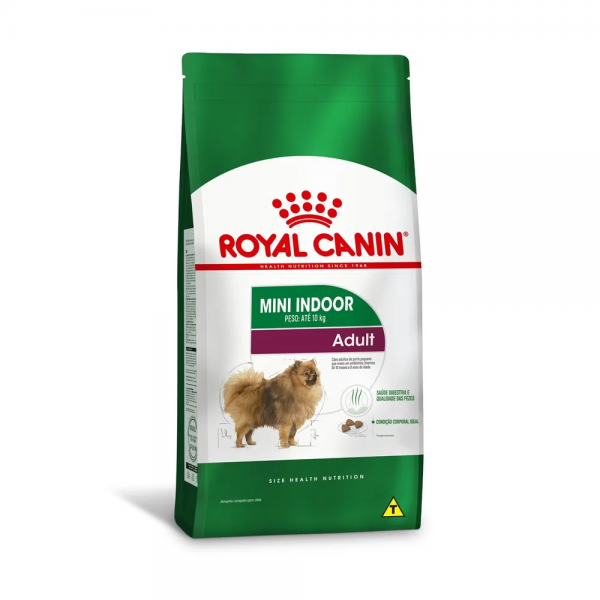 Ração Royal Canin Mini Indoor Adult Cães Adultos 1kg