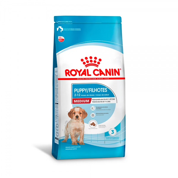Ração Royal Canin Medium Puppy Cães Filhotes 2,5kg