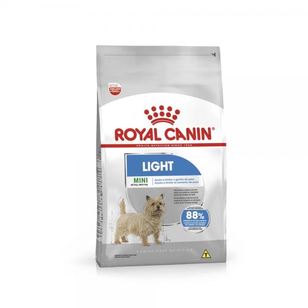 Ração Royal Canin Mini Light Cães Adultos 1kg