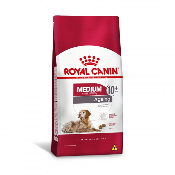 Ração Royal Canin Medium Ageing 10 + Cães Idosos 15kg