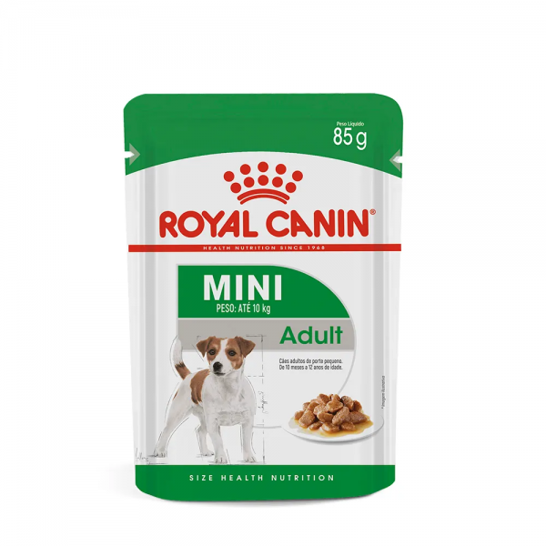 Ração Úmida Royal Canin Mini Adult Cães Adultos 85g