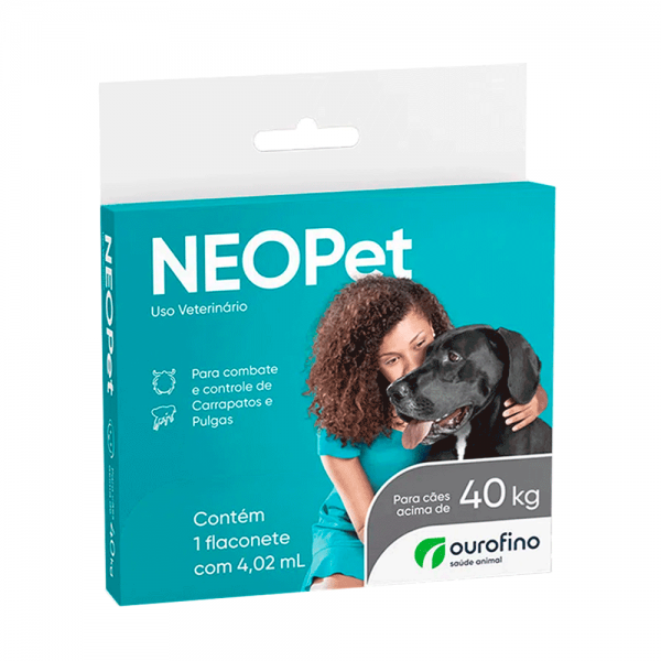 Antipulgas e Carrapatos Neopet Cães acima de 40Kg 4,02 ml