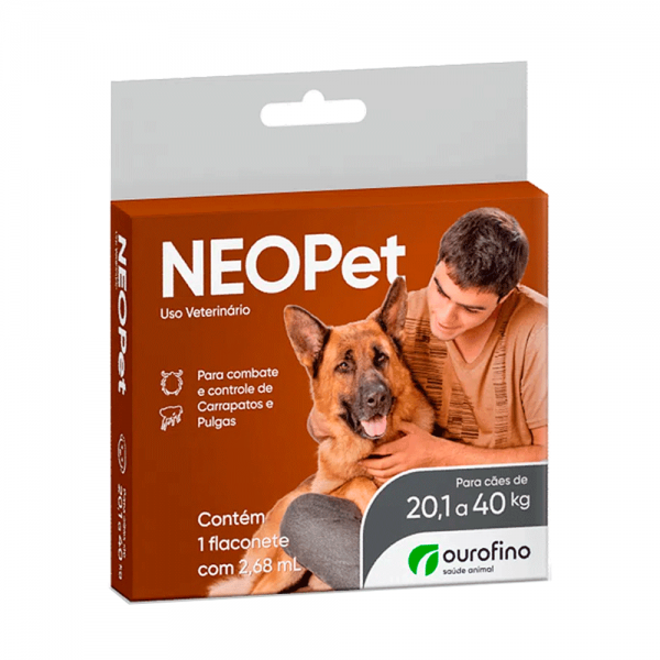 Antipulgas e Carrapatos Neopet Cães 20,1 a 40Kg 2,68 ml