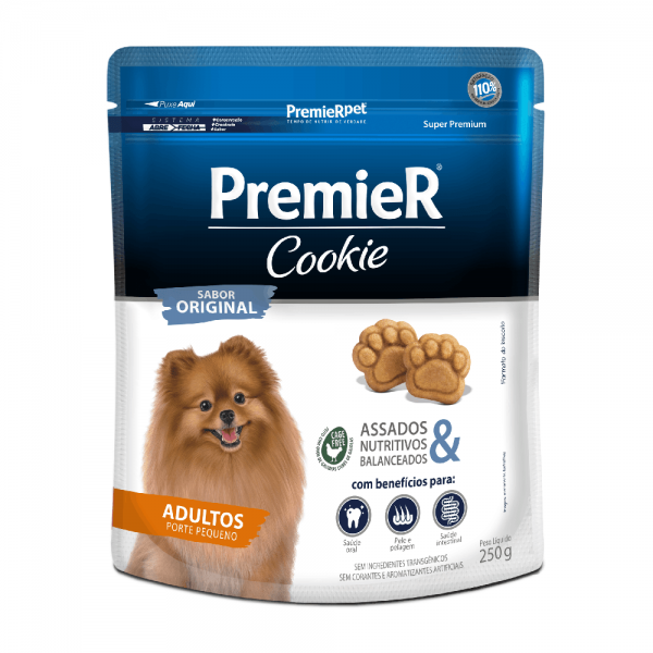 Cookie Premier Cães Adultos Porte Pequeno 250 g