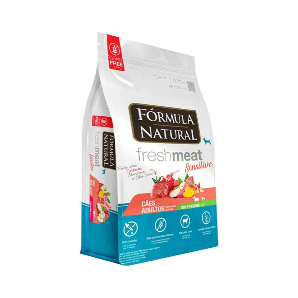 Ração Fórmula Natural Fresh Meat Sensitive Cães Adultos Portes Mini e Pequeno 2,5 kg