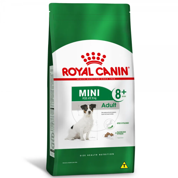 Ração Royal Canin Mini Adult 8+ Cães Adultos 2,5kg