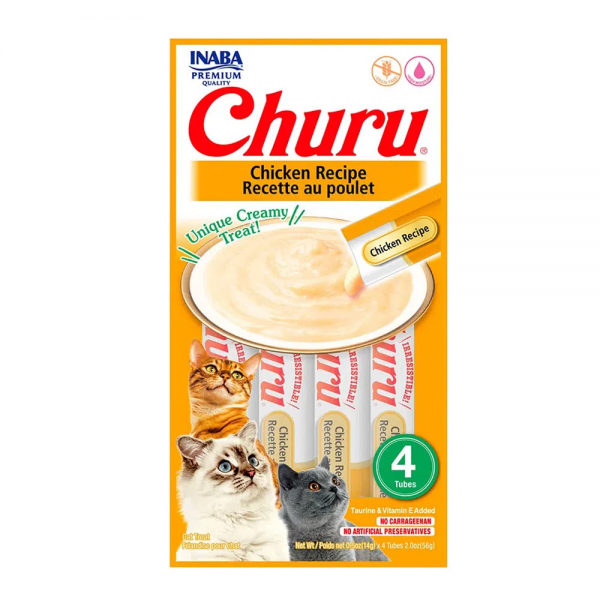 Petisco Churu Galinha para Gatos 56 g