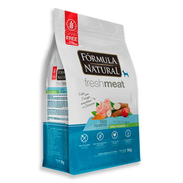 Ração Fórmula Natural Fresh Meat Cães Filhotes Portes Mini e Pequeno Frango 7 kg