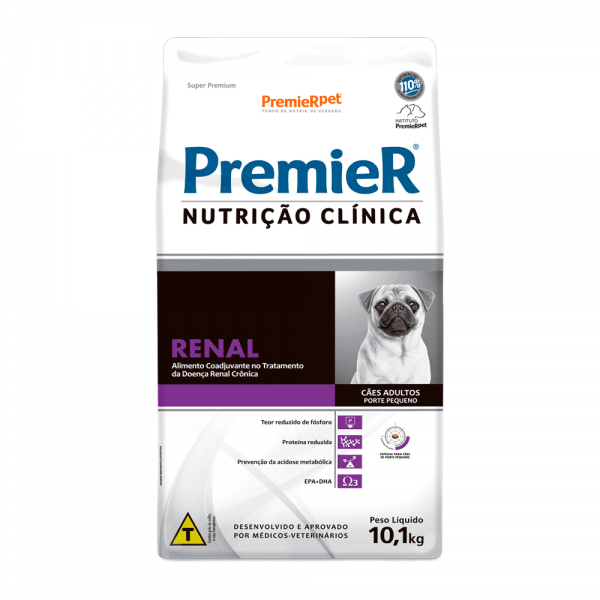 Ração Premier Nutrição Clínica Renal Cães Adultos Raças Pequenas 10,1 kg