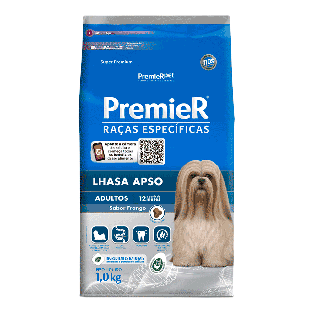 Ração Premier Raças Específicas Lhasa Apso Adultos 1 kg