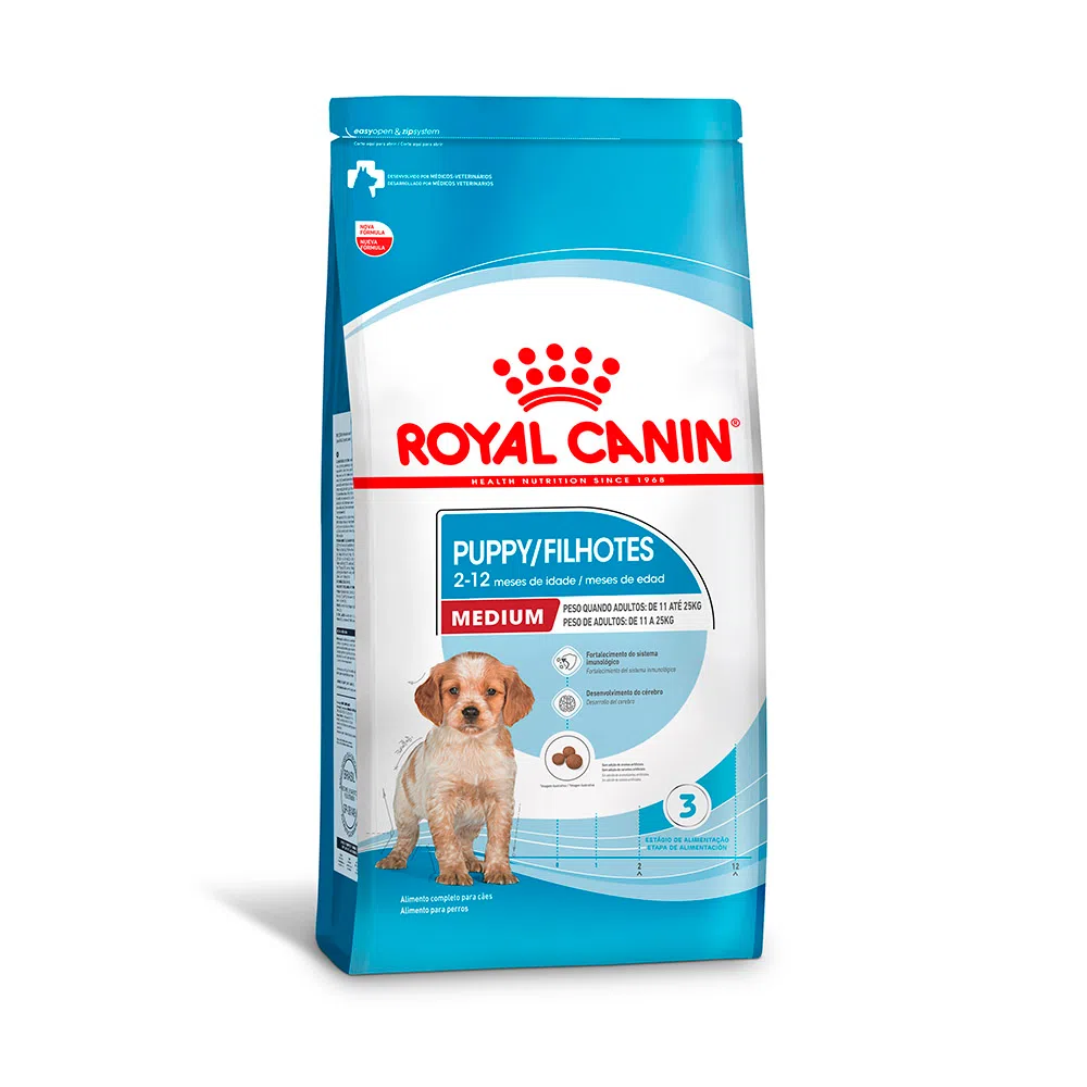 Ração Royal Canin Medium Puppy Cães Filhotes 2,5kg