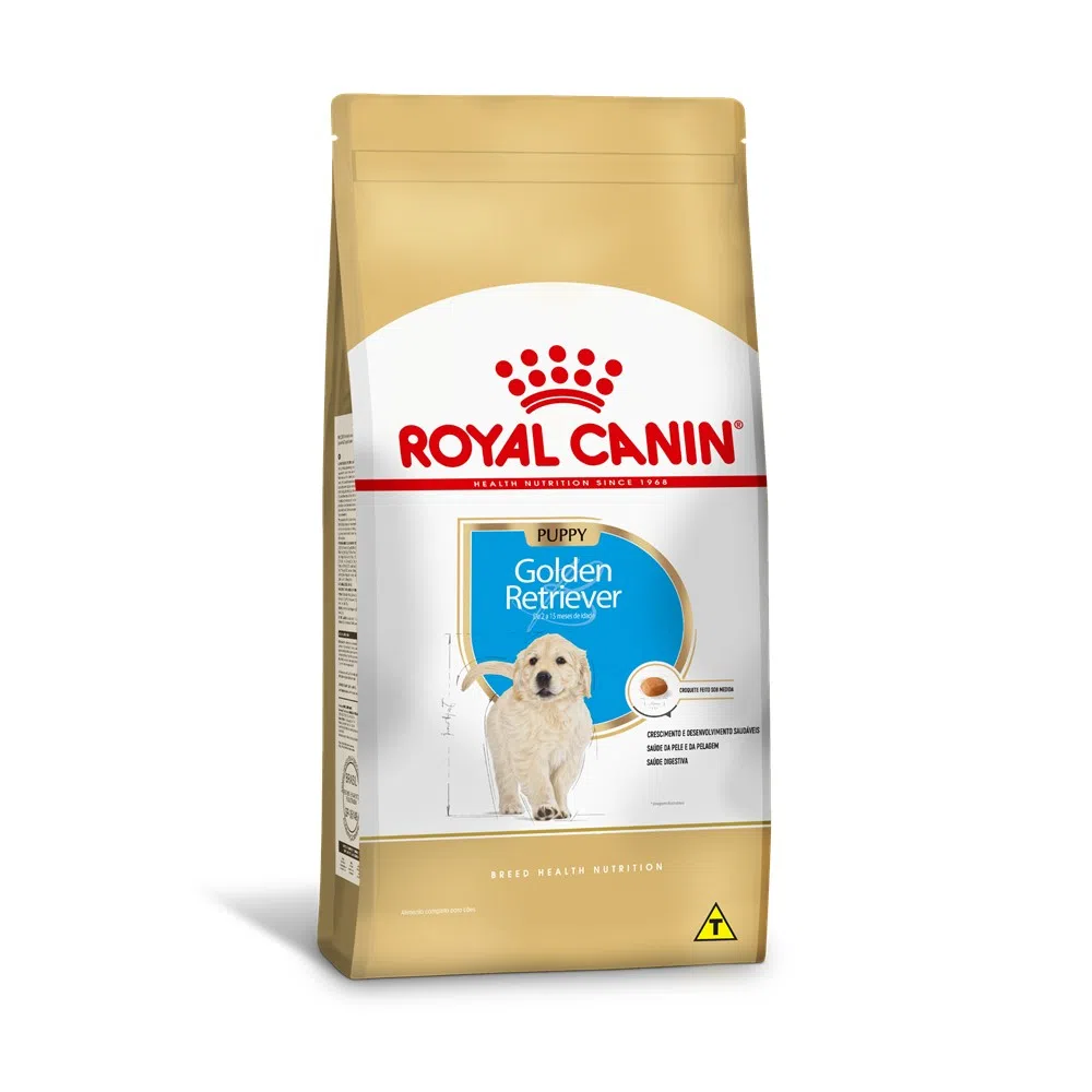 Ração Royal Canin Puppy Golden Retriever Cães Filhotes 12kg