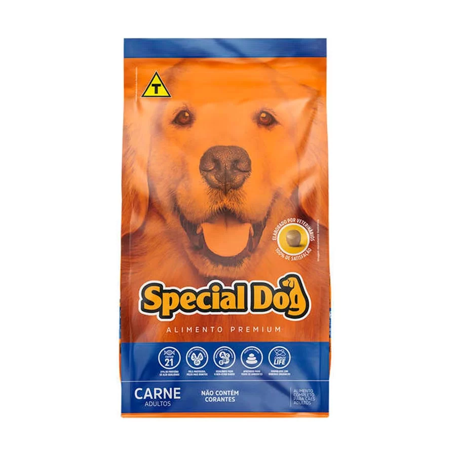 Ração Premium Special Dog para Cães Adultos Sabor Carne 15 Kg