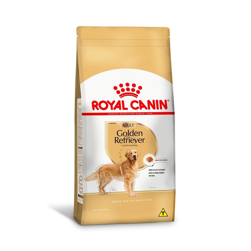 Ração Royal Canin Golden Retriever Cães Adultos 12kg