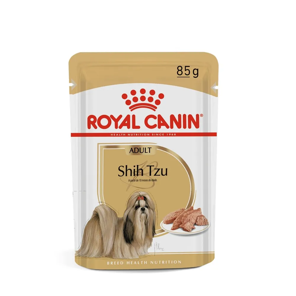 Ração Úmida Royal Canin Shih Tzu Cães Adultos 85g