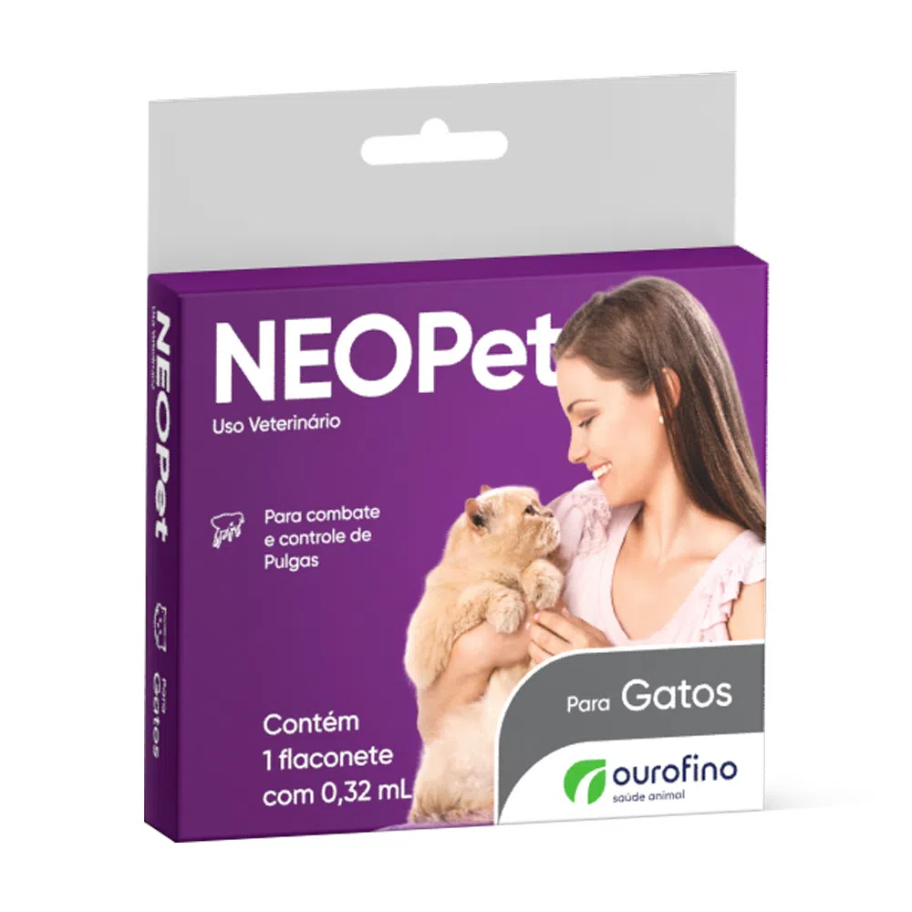 Antipulgas Neopet Gatos até 8 kg 0,32 ml