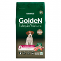 Ração Golden Seleção Natural Cães Filhotes Porte Pequeno Frango e Arroz Mini Bits 10,1 kg