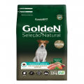 Ração Golden Seleção Natural Cães Adultos Porte Pequeno Frango e Arroz Mini Bits 3 kg