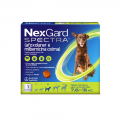 NexGard Spectra Antipulgas e Vermífugo Cães 7,6kg a 15kg 1 tablete